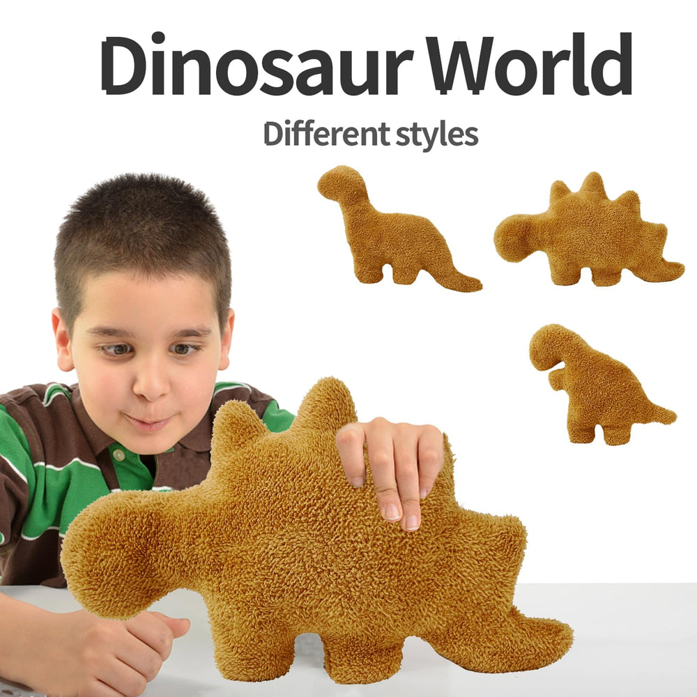 Isaacalyx Stegosaurus Nugget Pillow for playful décor