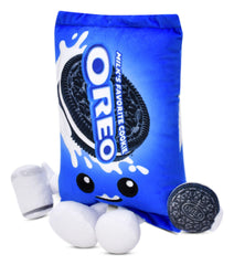iscream Screamsicles Oreo 12in Cookie Buddy hug pose, durable plush for travel and sleep.