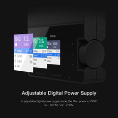 ISDT 608AC auto-detects batteries and presents cell voltages for balanced charging.
