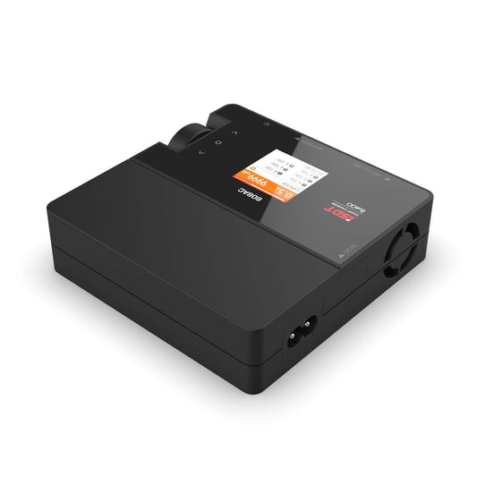 ISDT 608AC with XT60 port enables flexible connections for RC power setups.