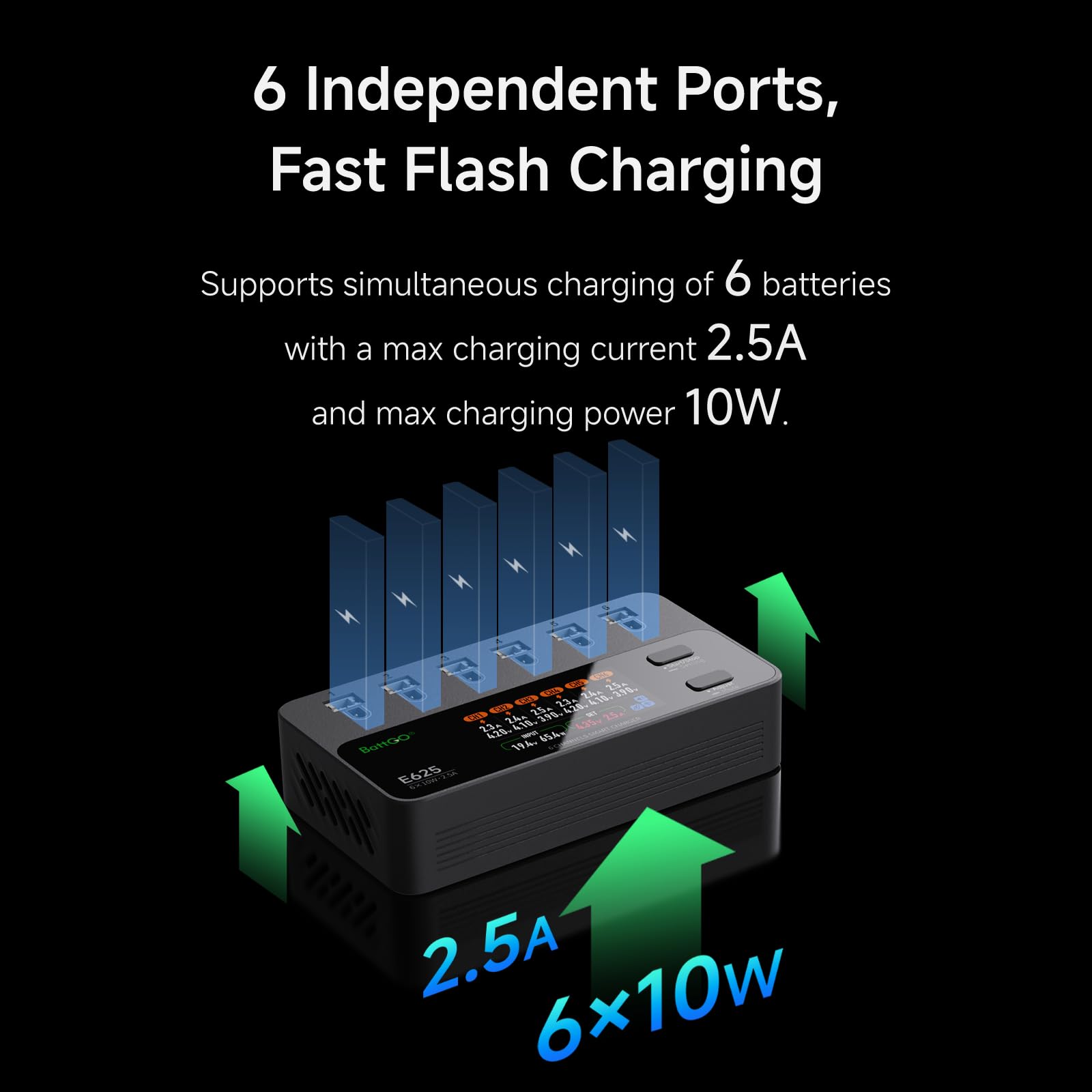 ISDT E625 BT2.0 and PH2.0 compatibility for flexible connections.