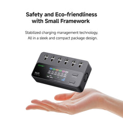 ISDT E625 in use provides portable, on-the-go charging.