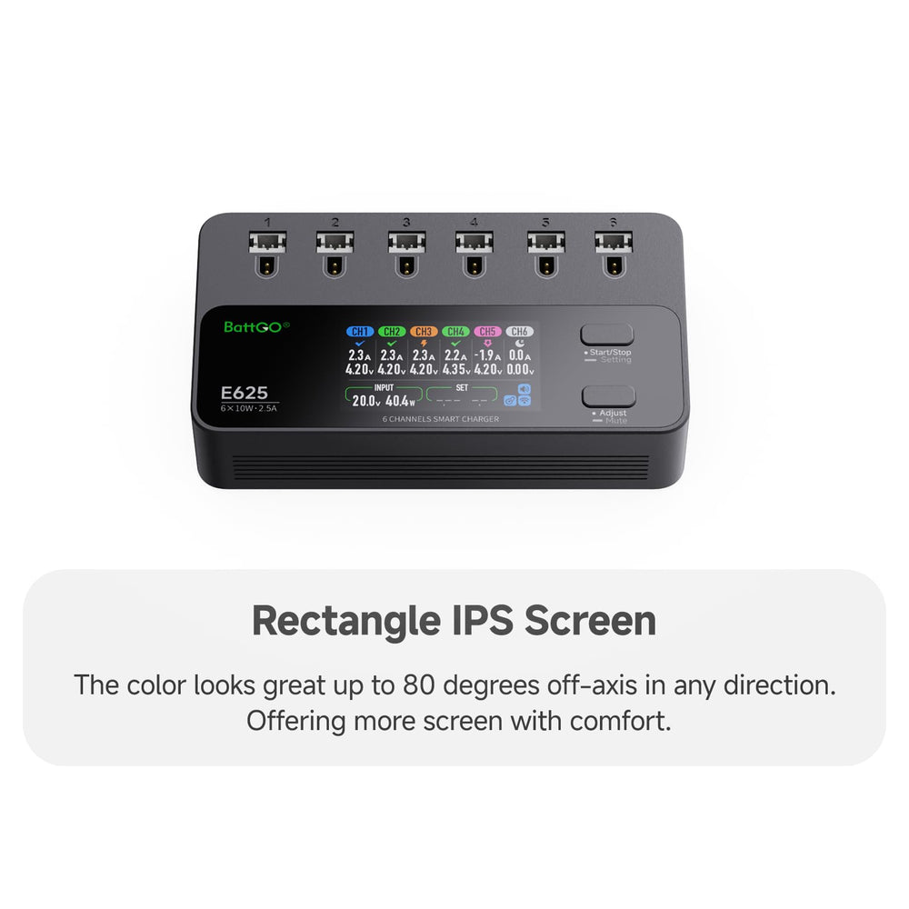 ISDT E625 storage function helps keep packs ready and safe.