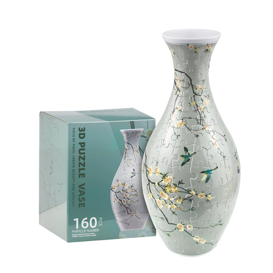 Iselyn 3D puzzle vase base interlocks securely for a sturdy foundation