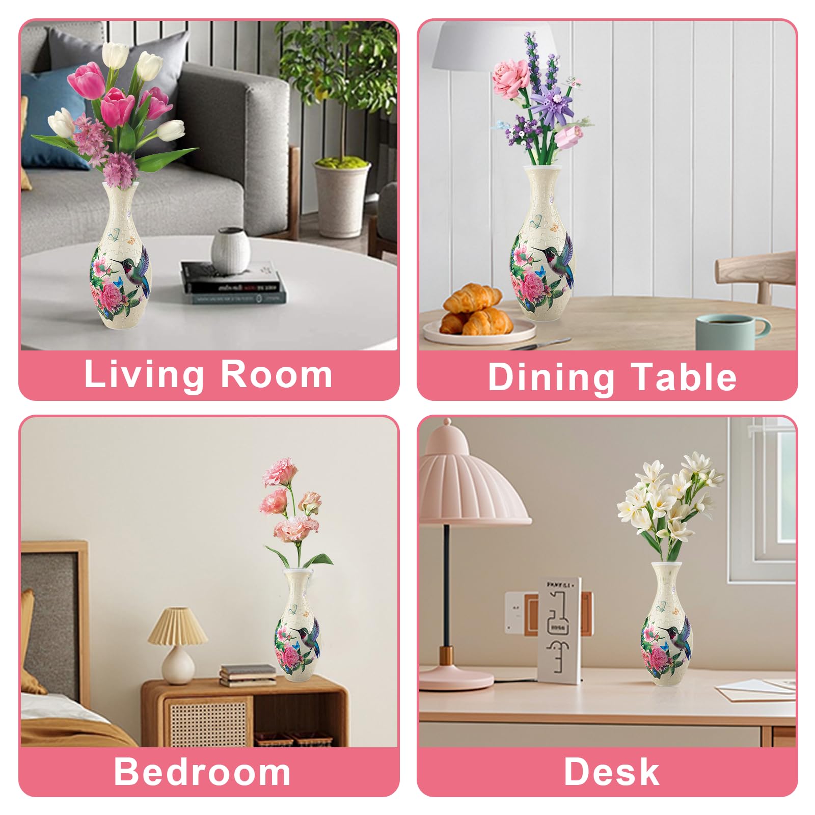 Iselyn intricate floral and bird details elevate home decor.