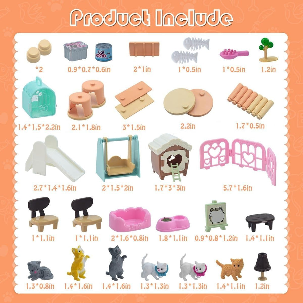 iselyn cat figures and accessories spark creative storytelling and cooperative play