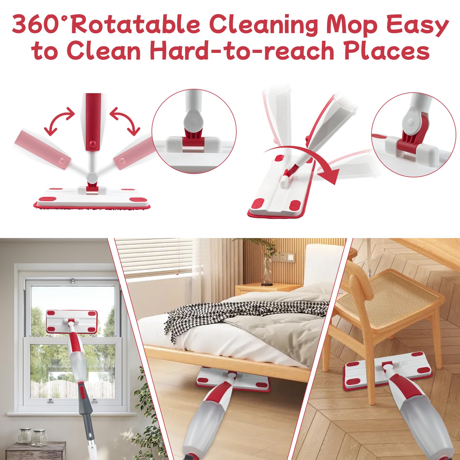 Iselyn Kid-Friendly Ergonomic Grip supports confident, easy cleaning for little hands