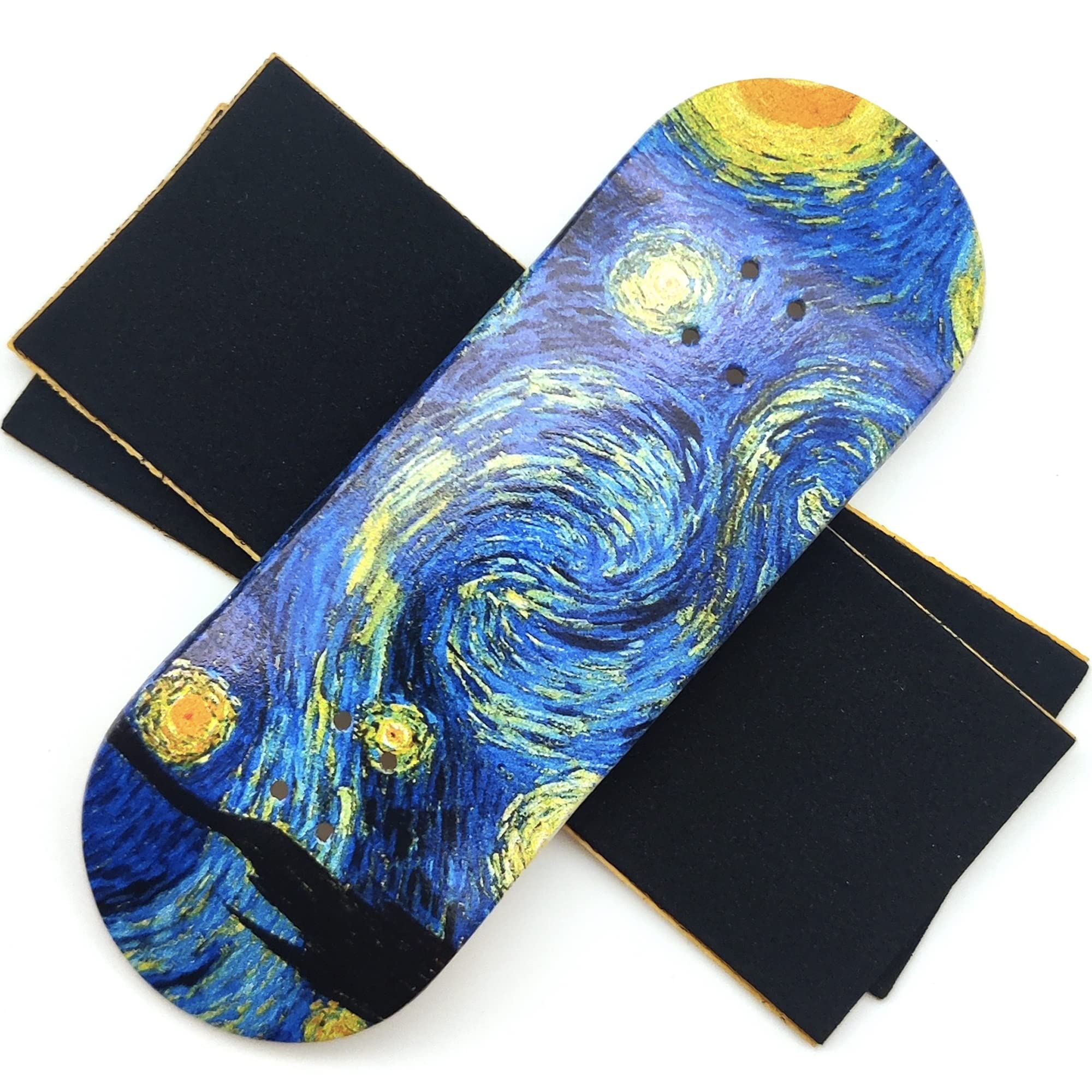 ISHRUNKTHIS Starry Night woodgrain close up shows premium hardwood texture
