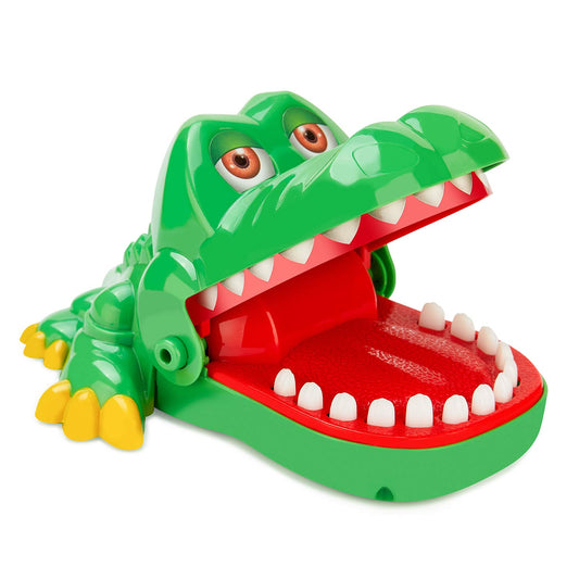iShyan crocodile teeth toy front view for safe engaging play