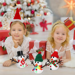 Iskiho Build a Snowman Kit soft air-dry clay with no mess