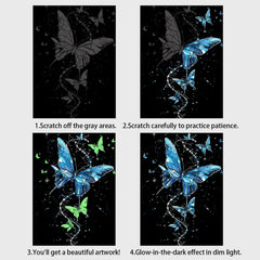 Iskueal glow art on the go kit for travel and gatherings
