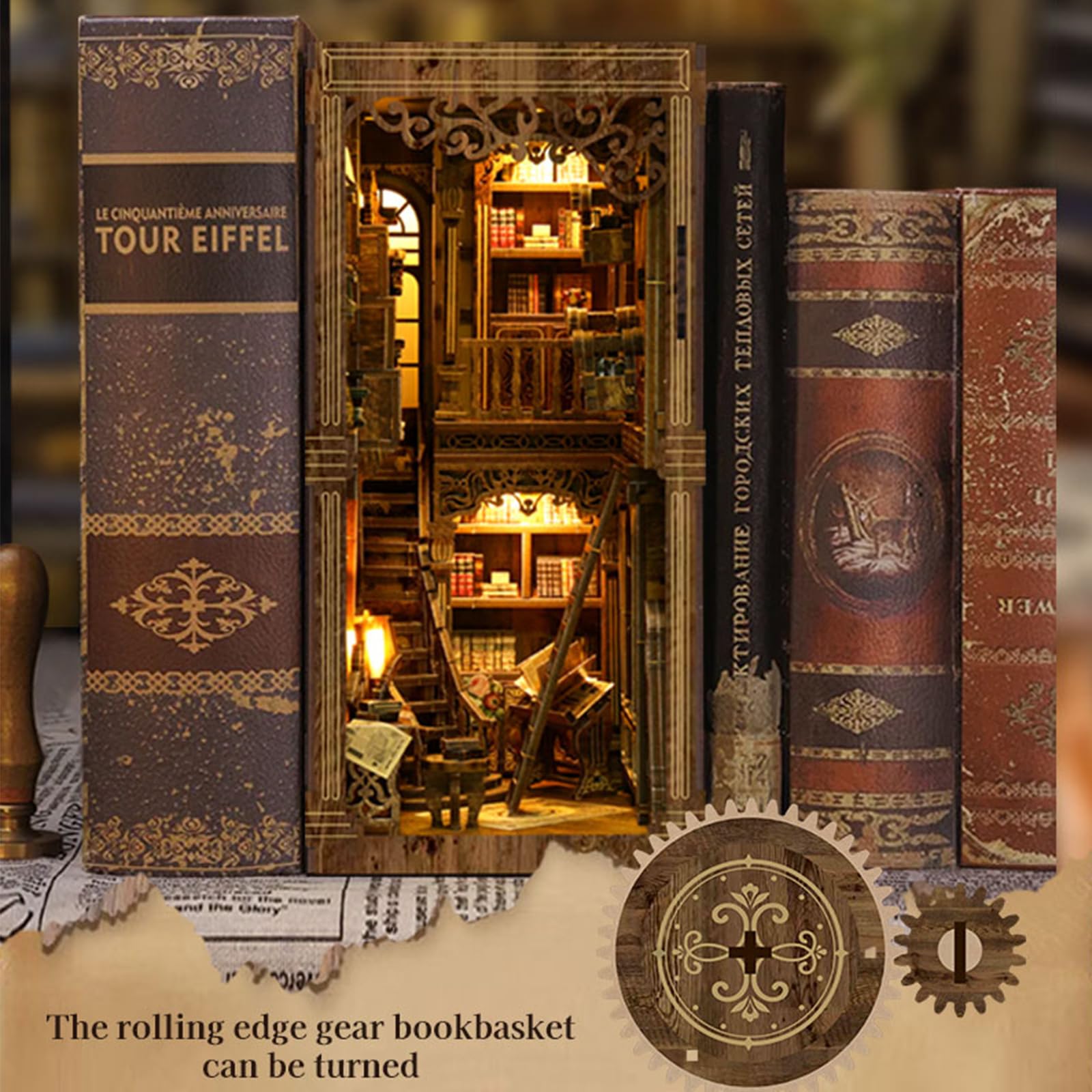 ISSEVE Book Nook Kit suitable for teens and adults as a hobby project
