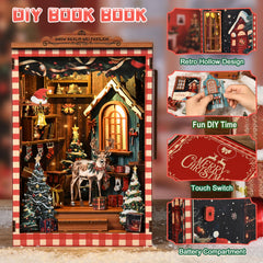 ISSEVE Book Nook Kit scenery decorations offer display versatility