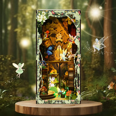 ISSEVE Book Nook Miniature House Kit—perfect for creative adults and teens.