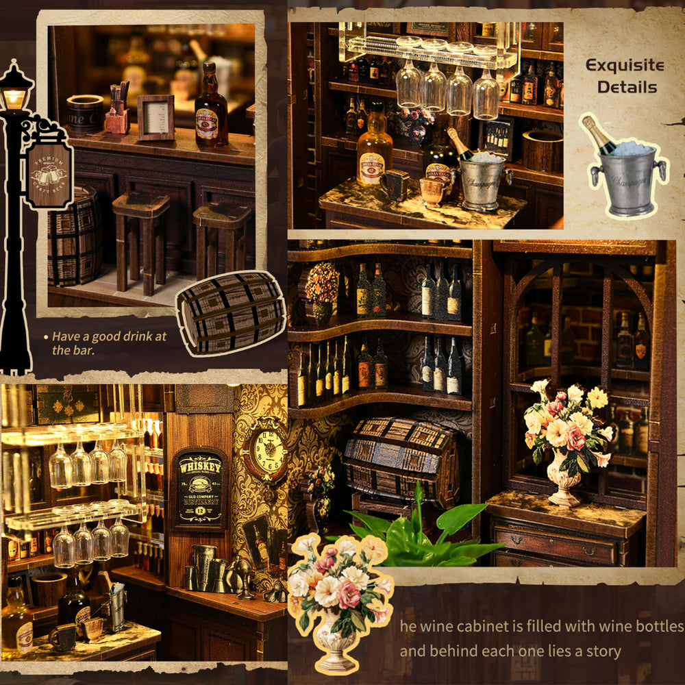 ISSEVE Book Nook openable scene reveals tiny moments