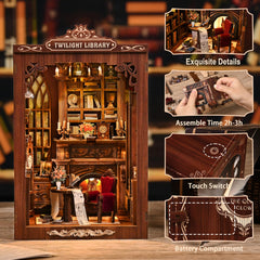 ISSEVE Twilight Library miniature dolls for scene personalization