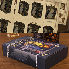 ISSEVE DIY Book Nook Kit gift idea for book lovers and hobbyists