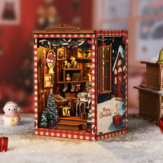 ISSEVE Dollhouse Kit wooden panels highlight sturdy construction