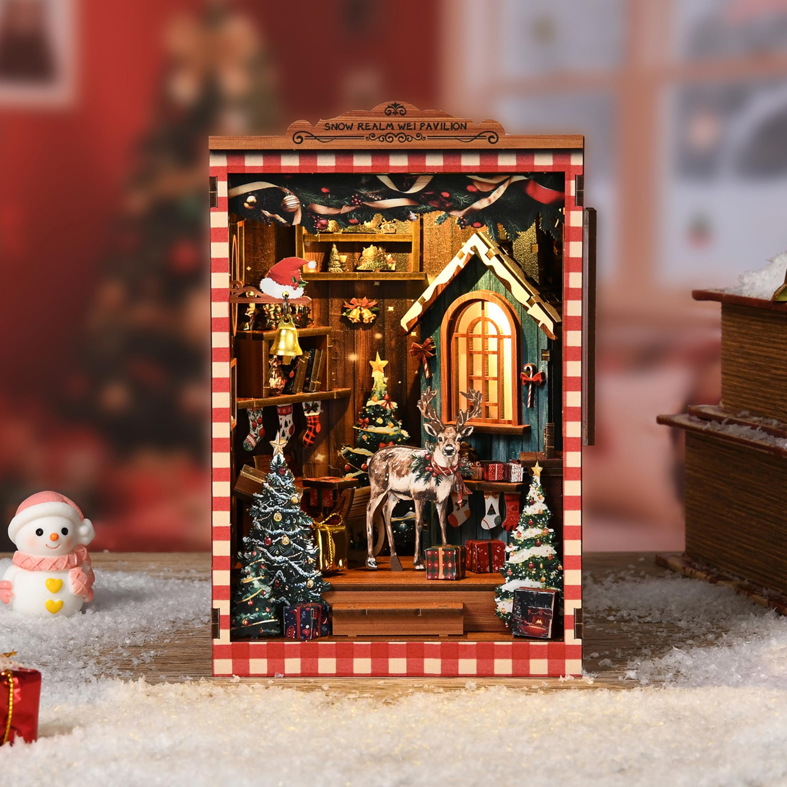 ISSEVE Miniature house diorama details invite creative assembly