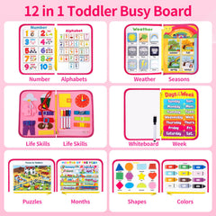 Issray travel-friendly busy book handle for easy carry during journeys