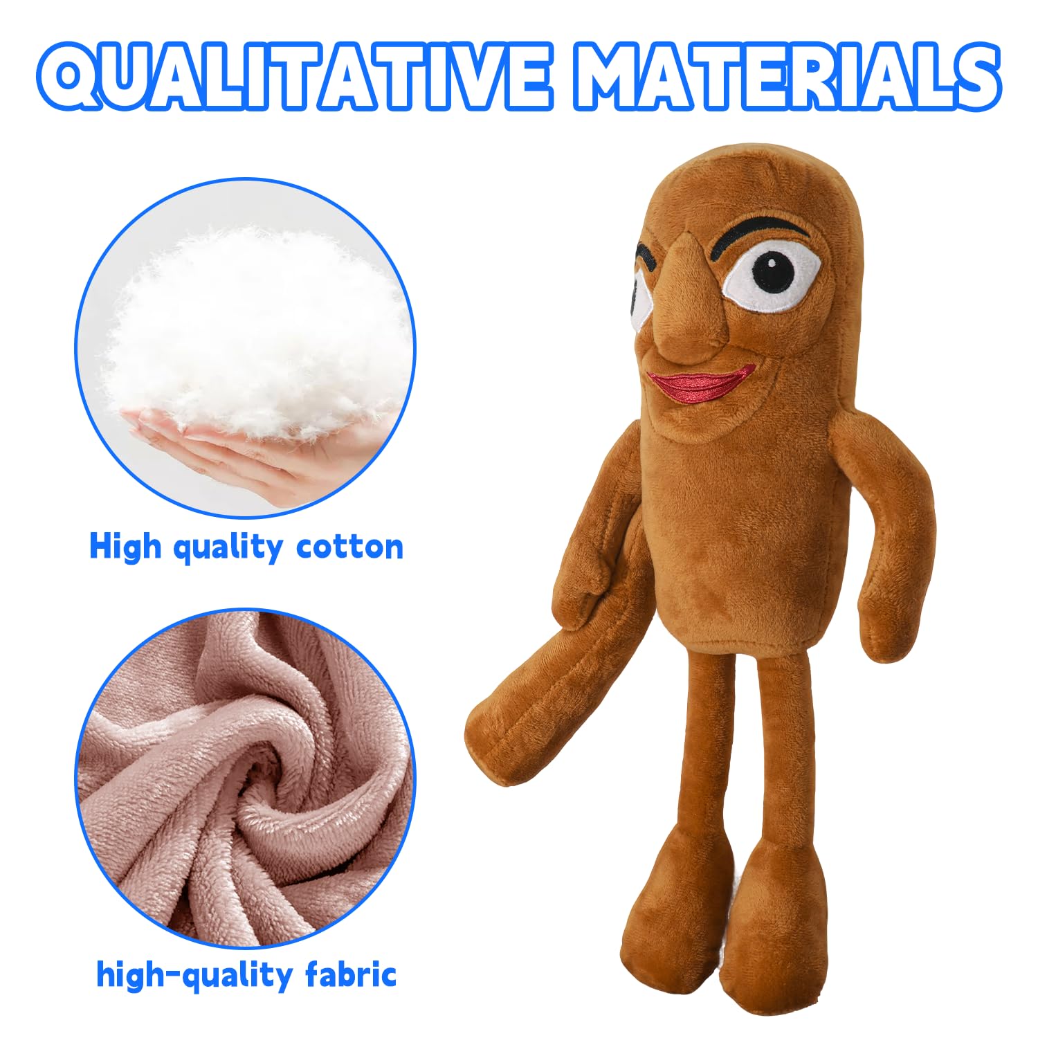 Italian Brainrot soft-material-closeup plush, soft and durable.