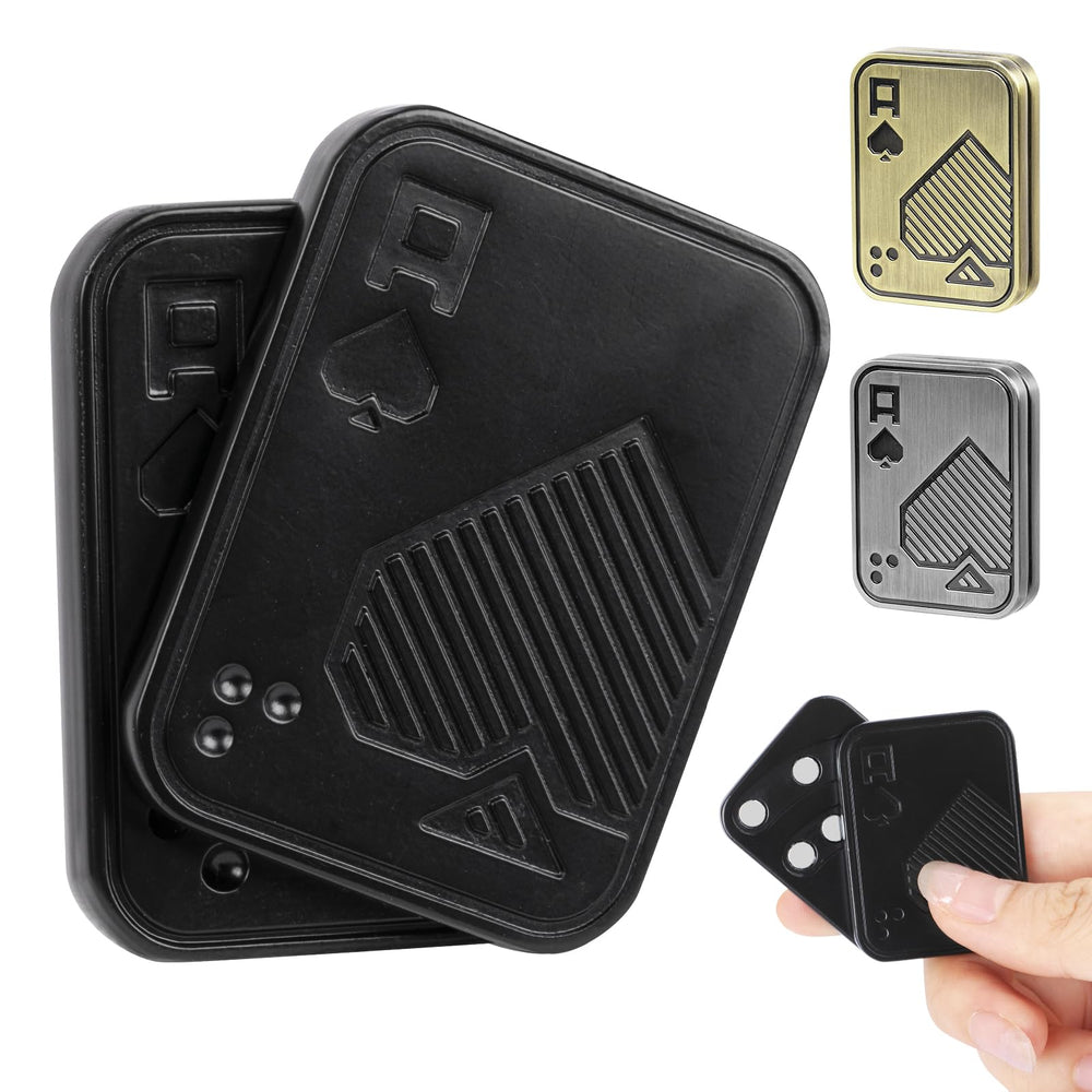 ITOKEY magnetic slider with ace pattern, front view for focus and calm.