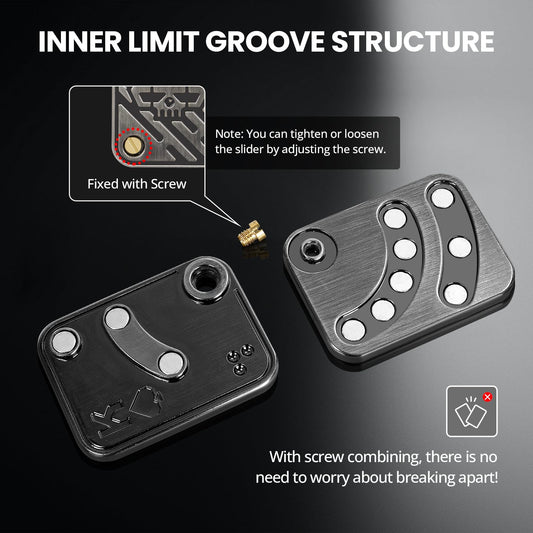 ITOKEY poker slider side closeup showing metal body, built for durable daily use.