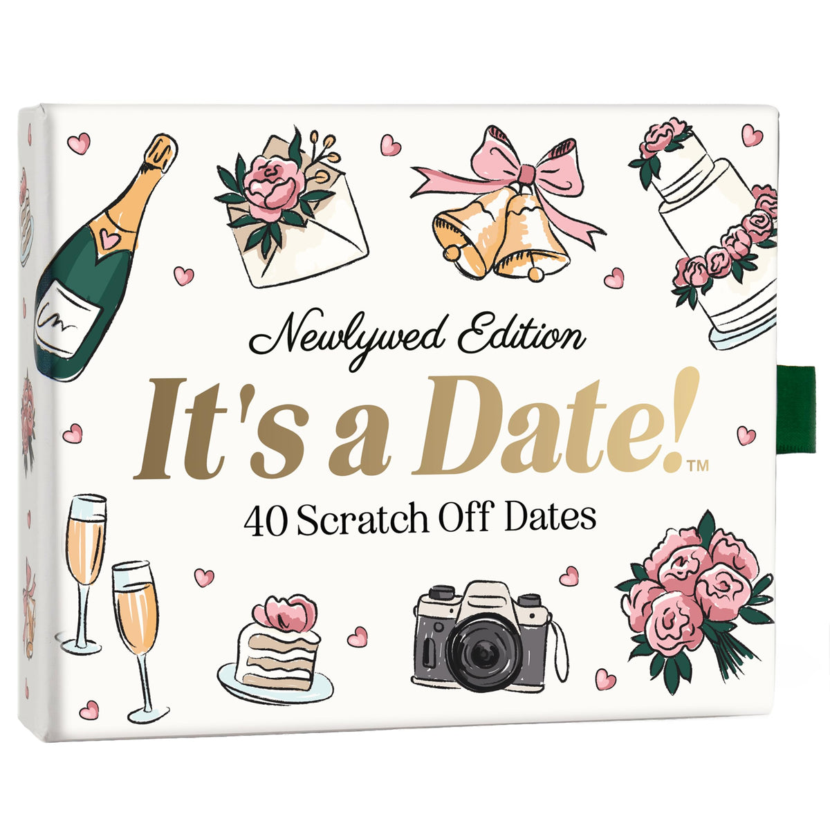 It's a Date! Newlywed Edition box featuring 40 scratch-off date cards for couples.