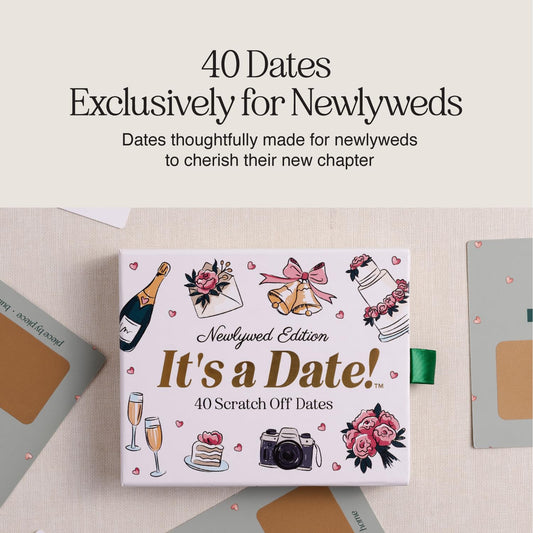 It's a Date! Scratch-off dates pack guiding cozy, customizable date nights.