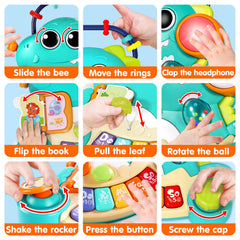 Itsforu Dino Piano Toy baby-friendly handle for easy transport.
