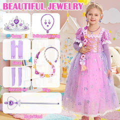 iTVTi Princess Purple Dress cotton lining for soft comfort