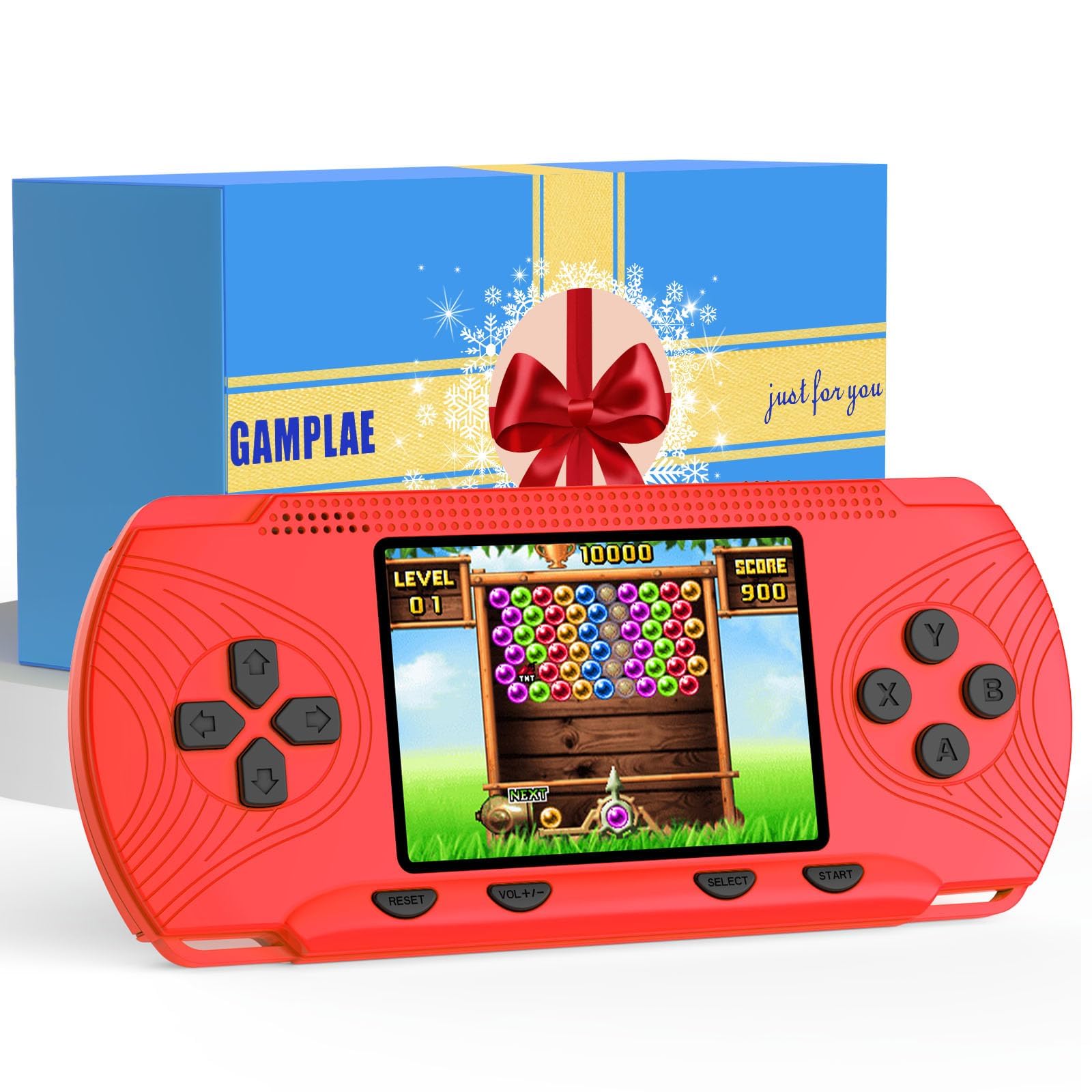 iucpss handheld games with 258 classic titles for kids on the go