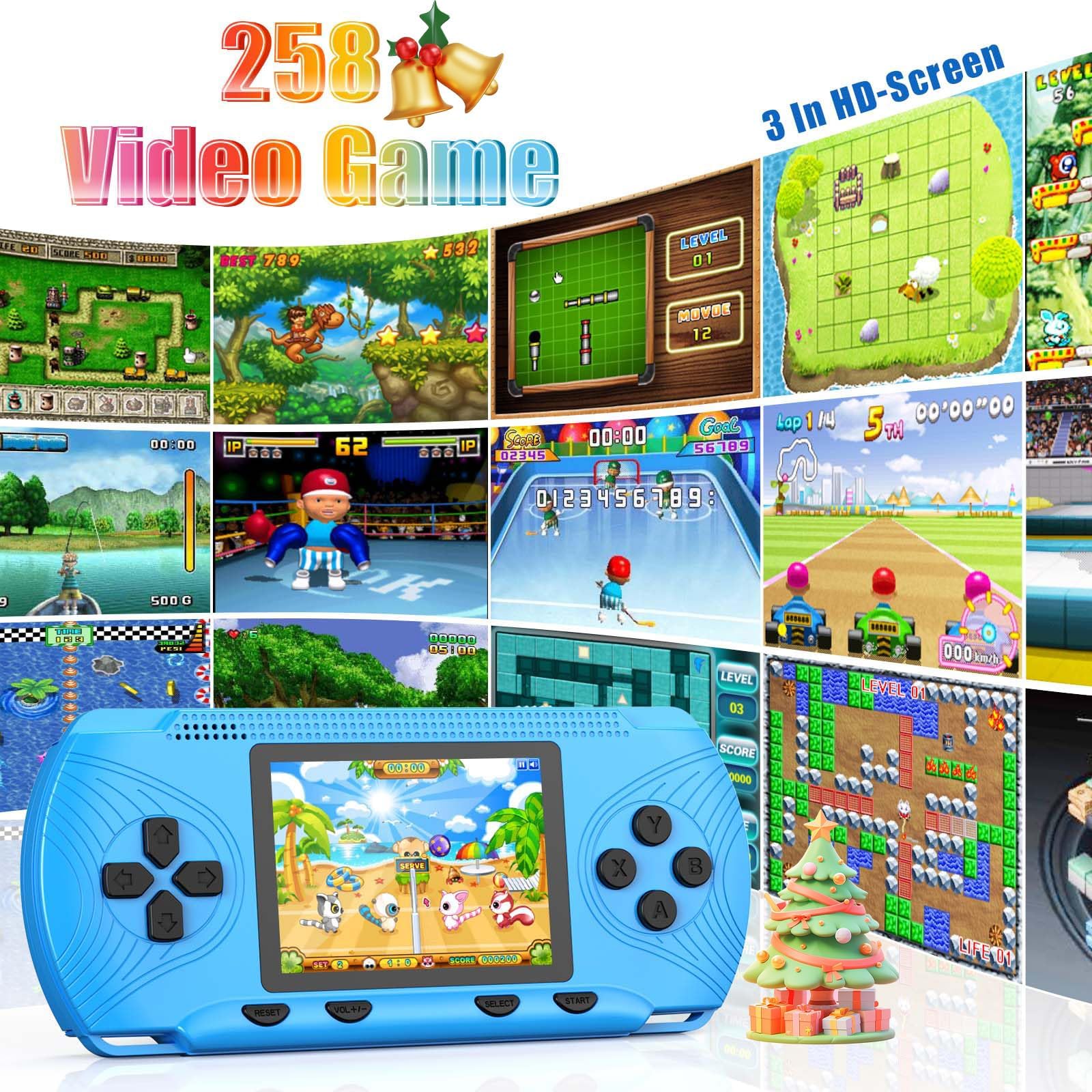 iucpss handheld games kids packaging box emphasizes gifting ready presentation