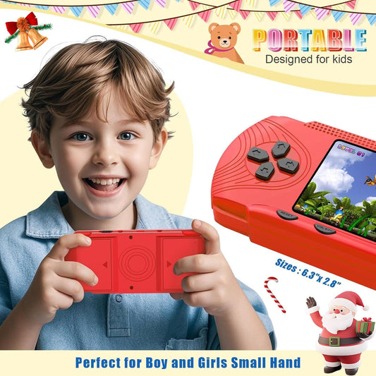 iucpss kids portable gaming with 3-inch hd screen for clear visuals