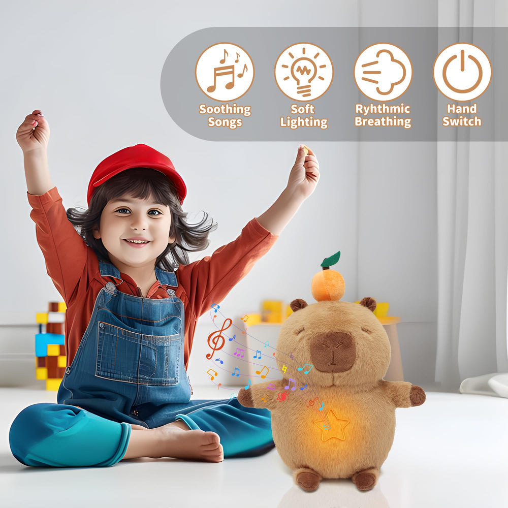 The cozy design supports bedtime routines and quiet moments away from screens.