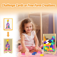 iuuoi toddler puzzle set designed for ages 3 to 5 for solo or group play.