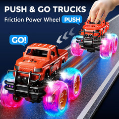 iValea 1:65 scale die-cast trucks designed for durable play