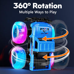 iValea Monster Trucks durable materials withstand rough toddler play