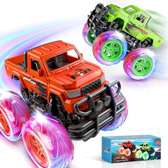 iValea Monster Trucks front view shows light-up wheels for engaging play