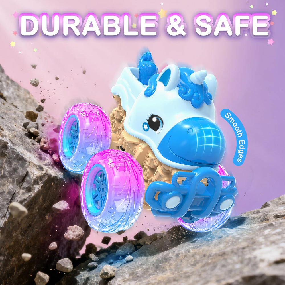 iValea pink unicorn design encourages imaginative princess adventures.