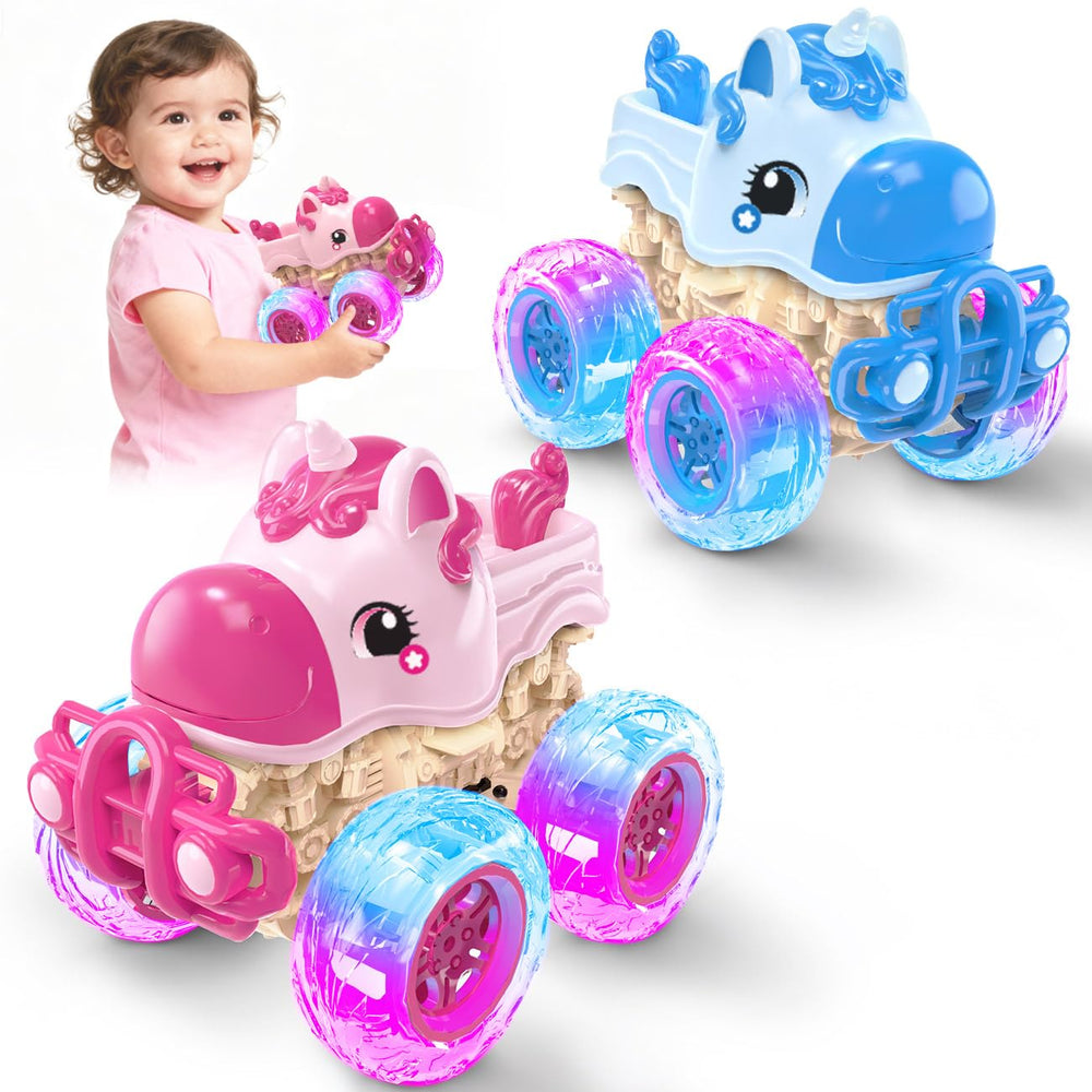 iValea pink unicorn truck for girls sparks imaginative play.