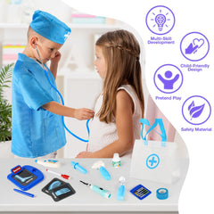 IVENRXIU doctor kit bandages and markers with a nameplate for dressing and labeling.