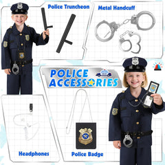 IVENRXIU police hat completes an authentic costume look