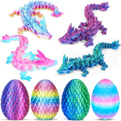 Ivrmtal dragon eggs with dragon inside for playful Easter surprise