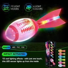Ivrmtal soft foam football offers a comfortable grip for easy throws