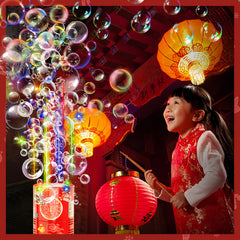Ivtivfu Bubble Machine produces safe, joyful bubbles for Christmas and New Year celebrations.