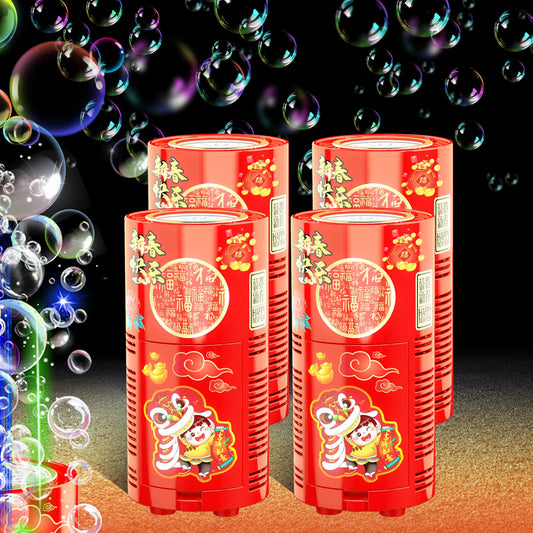 Ivtivfu Bubble Machine with LED Lights adds colorful bubbles for party visuals and ambiance