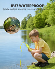 IWOBAC snake endoscope 2.4-inch display delivers sharp exploration view