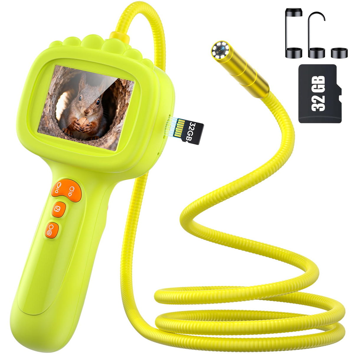 IWOBAC snake endoscope extended neck exploring tight spaces for kids