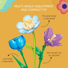 IWUTEFET colorful artificial flowers decor adds lively ambiance to any room.